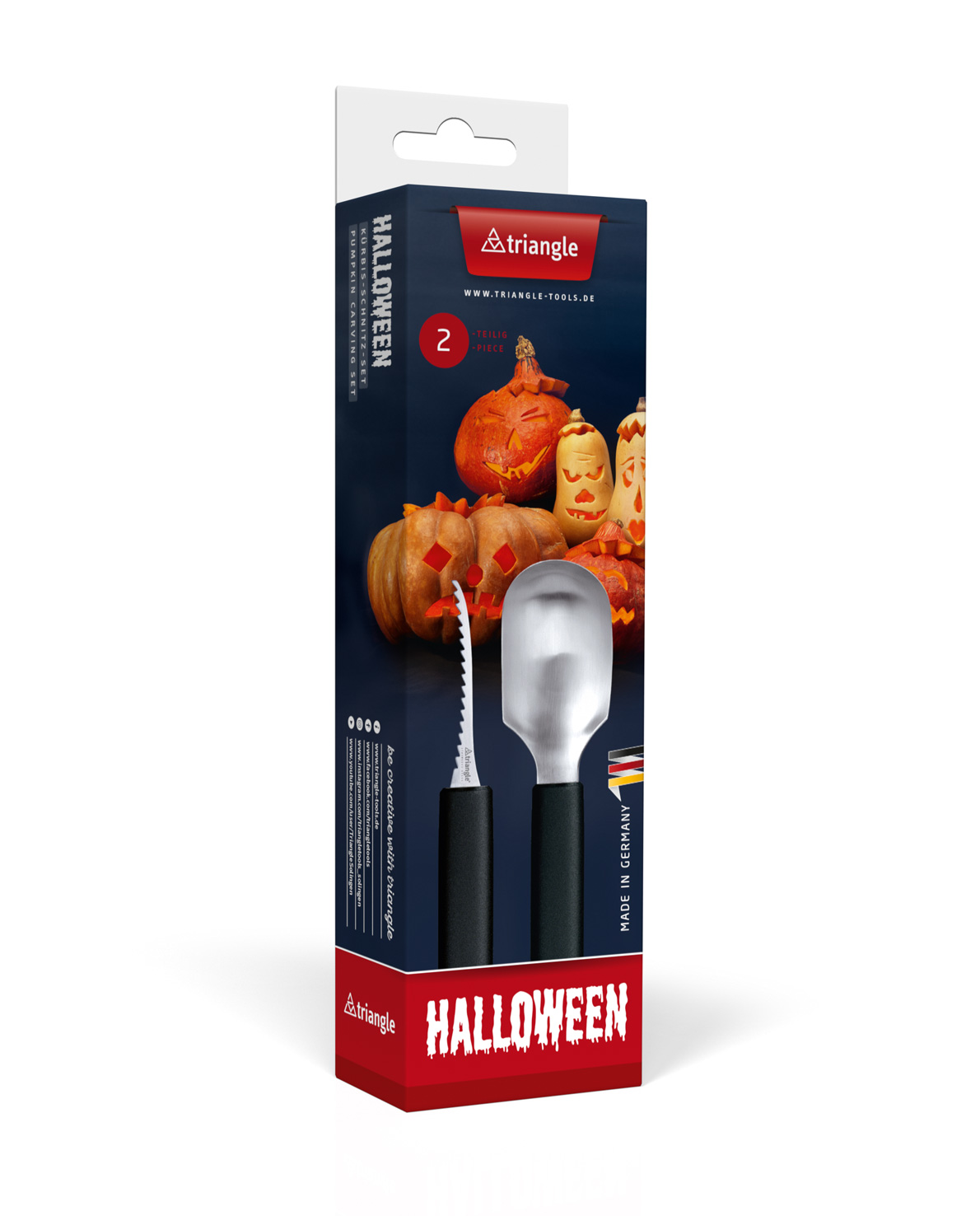 Triangle Pumpkin Carving Set 2 pcs Triangle Pumpkin Carving Set 2 pcs