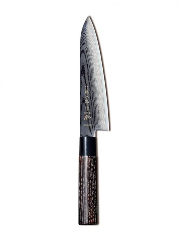 Tojiro Shippu Black DP Damascus Μαχαίρι Σεφ Με Λαβή Καστανιάς Σε Διάφορα Μεγέθη Tojiro Shippu Black DP Damascus Μαχαίρι Σεφ Με Λαβή Καστανιάς Σε Διάφορα Μεγέθη