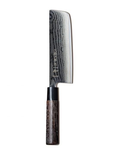 Tojiro Shippu Black Nakiri Knife With Chestnut Wood Handle 16,5 cm Tojiro Shippu Black Nakiri Knife With Chestnut Wood Handle 16,5 cm