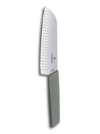 Victorinox Swiss Modern Μαχαίρι Γενικής Χρήσης Santoku Με Εσοχές Σε Διάφορα Χρώματα 17 εκ Victorinox Swiss Modern Μαχαίρι Γενικής Χρήσης Santoku Με Εσοχές Σε Διάφορα Χρώματα 17 εκ