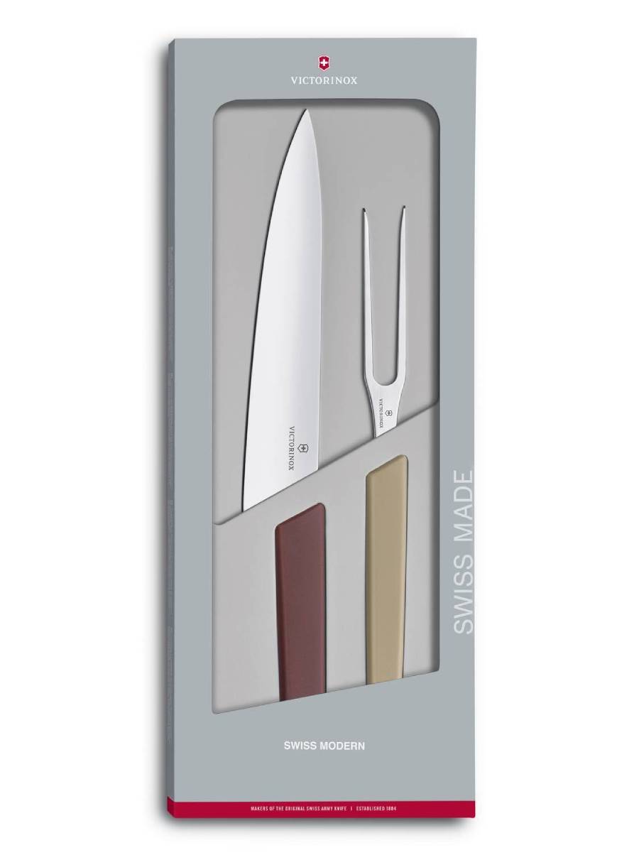 Victorinox Swiss Modern Σετ Τεμαχισμού Σε Διάφορα Χρώματα Με Συσκευασία Δώρου 2 τμχ Victorinox Swiss Modern Σετ Τεμαχισμού Σε Διάφορα Χρώματα Με Συσκευασία Δώρου 2 τμχ