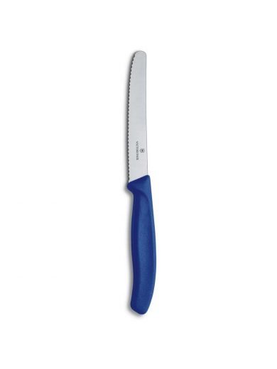 Victorinox Swiss Classic Μαχαίρι Κουζίνας Στρογγυλό Οδοντωτό Σε Διάφορα Χρώματα 11 εκ Victorinox Swiss Classic Μαχαίρι Κουζίνας Στρογγυλό Οδοντωτό Σε Διάφορα Χρώματα 11 εκ