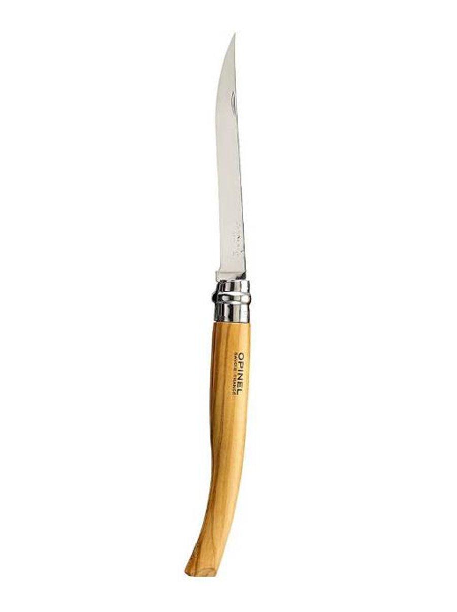 Opinel Slim Line Pocket Knife Olive Handle Various Sizes Opinel Slim Line Pocket Knife Olive Handle Various Sizes