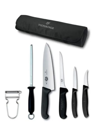 Victorinox Σετ Μαχαίρια Για Σεφ Και Θήκη Μεταφοράς Προσφορά Για Σπουδαστές 7 τμχ