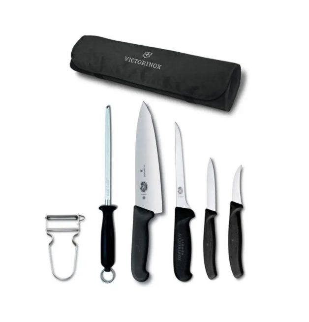 Victorinox Σετ Μαχαίρια Για Σεφ Και Θήκη Μεταφοράς Προσφορά Για Σπουδαστές 7 τμχ Victorinox Σετ Μαχαίρια Για Σεφ Και Θήκη Μεταφοράς Προσφορά Για Σπουδαστές 7 τμχ