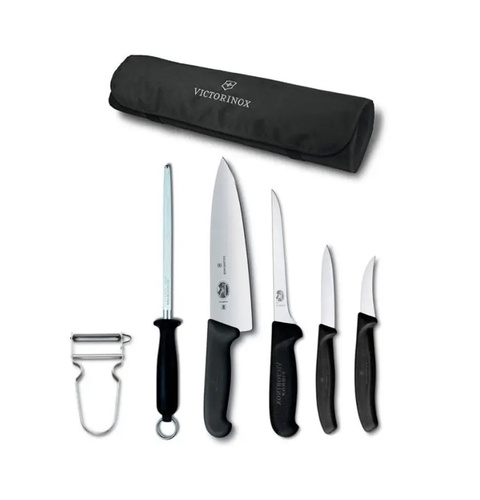 Victorinox Σετ Μαχαίρια Για Σεφ Και Θήκη Μεταφοράς Προσφορά Για Σπουδαστές 7 τμχ Victorinox Σετ Μαχαίρια Για Σεφ Και Θήκη Μεταφοράς Προσφορά Για Σπουδαστές 7 τμχ
