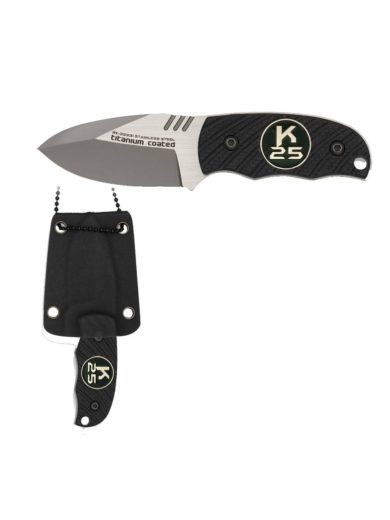 K25 Tacticο Μαχαίρι κρεμαστό 6 εκ μαύρο + θήκη K25 Tacticο Μαχαίρι κρεμαστό 6 εκ μαύρο + θήκη