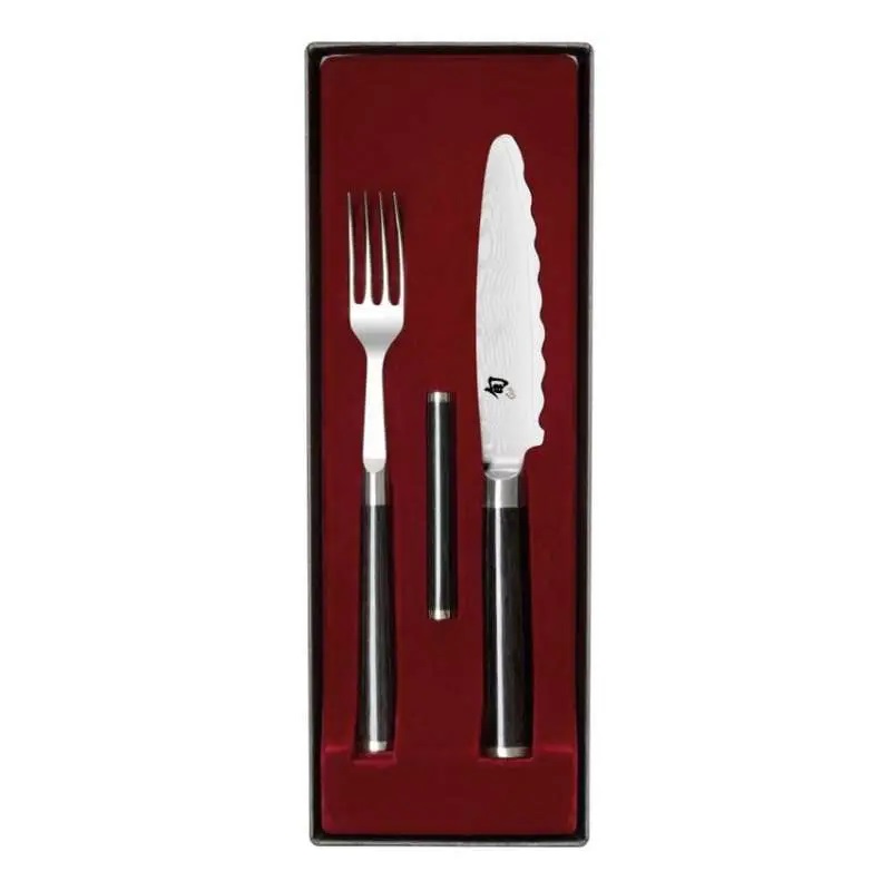 Kai Shun Classic Cutlery set Black Stainless Steel 2pcs Kai Shun Classic Cutlery set Black Stainless Steel 2pcs