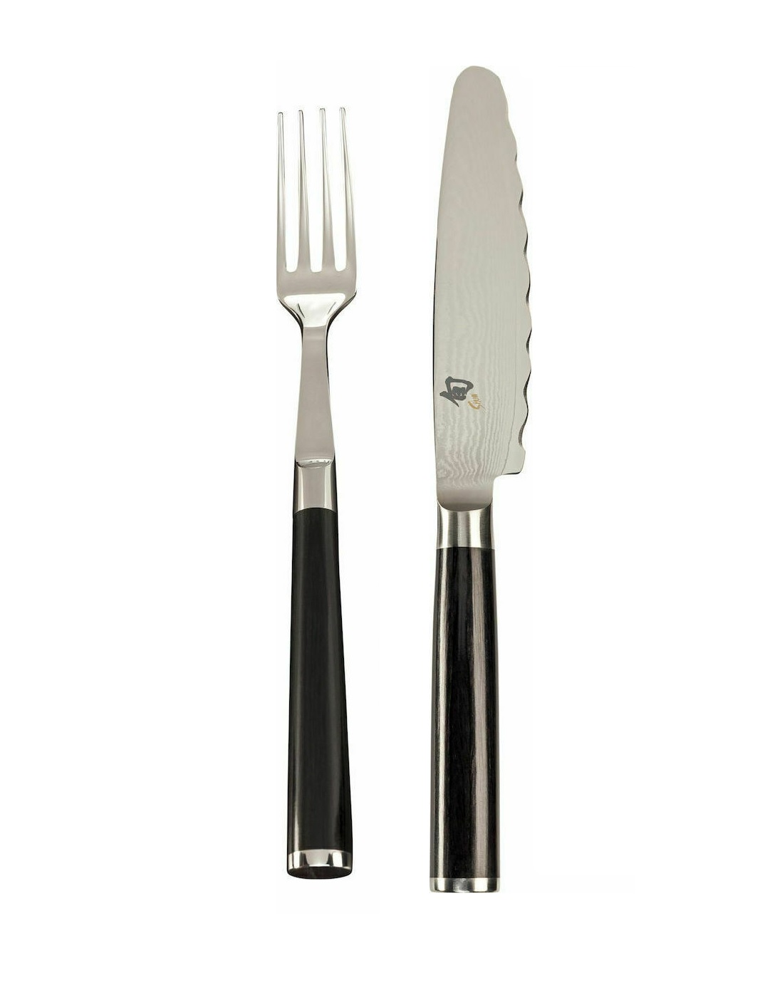 Kai Shun Classic Cutlery set Black Stainless Steel 2pcs Kai Shun Classic Cutlery set Black Stainless Steel 2pcs